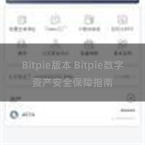 Bitpie版本 Bitpie数字资产安全保障指南