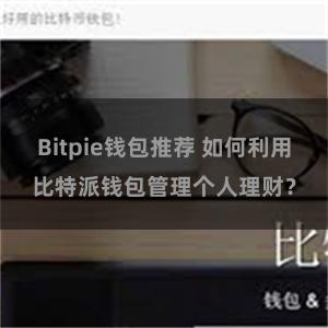 Bitpie钱包推荐 如何利用比特派钱包管理个人理财？