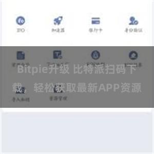 Bitpie升级 比特派扫码下载，轻松获取最新APP资源