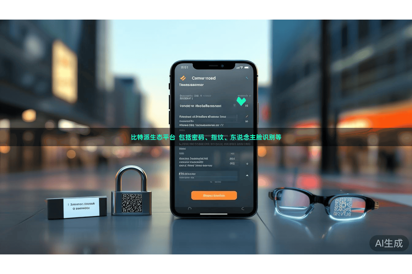 比特派生态平台  包括密码、指纹、东说念主脸识别等