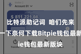比特派助记词  咱们先来了解一下奈何下载Bitpie钱包最新版块