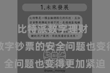 比特派数字理财  而关于数字钞票的安全问题也变得更加紧迫